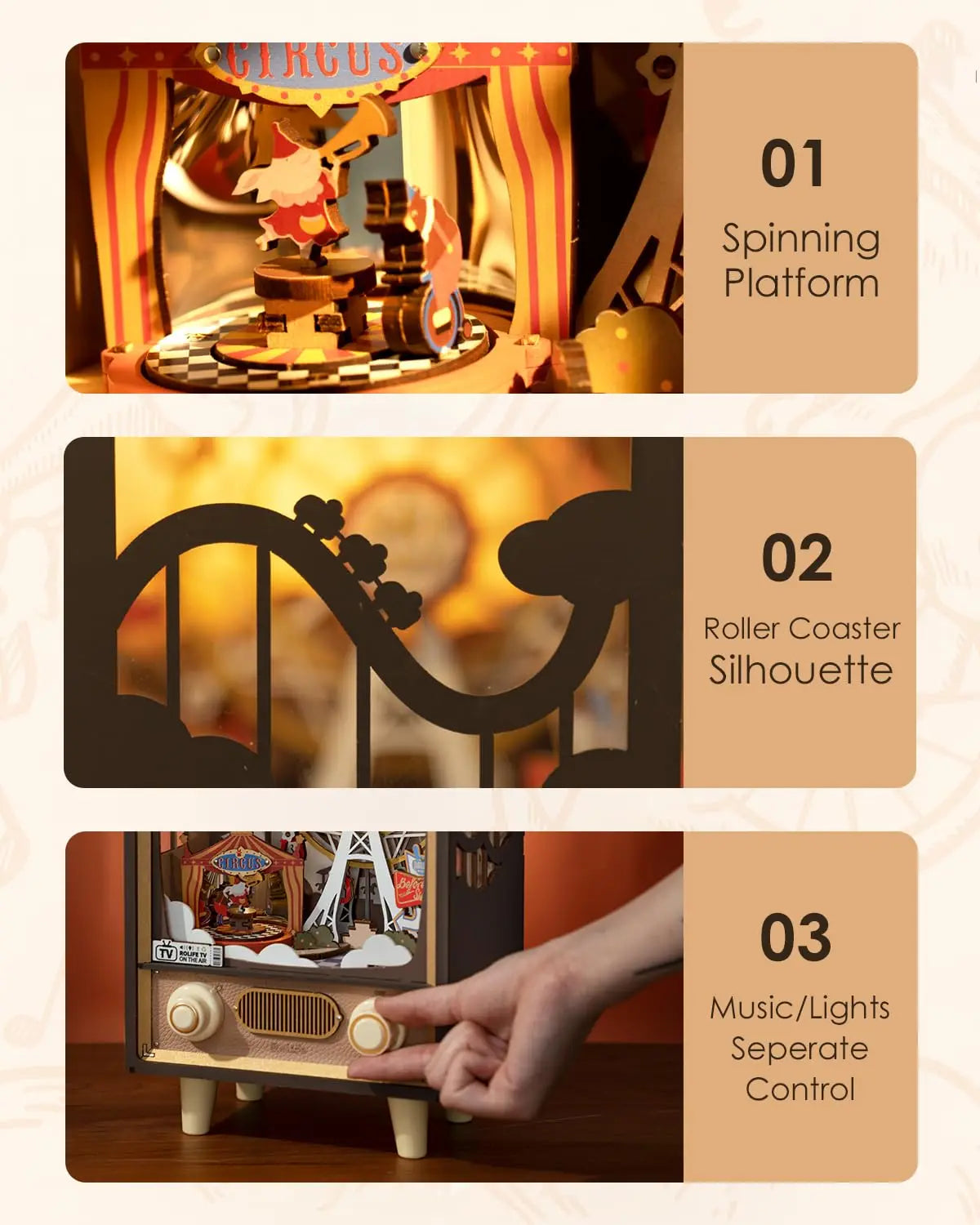 Musical Wooden Puzzle Set