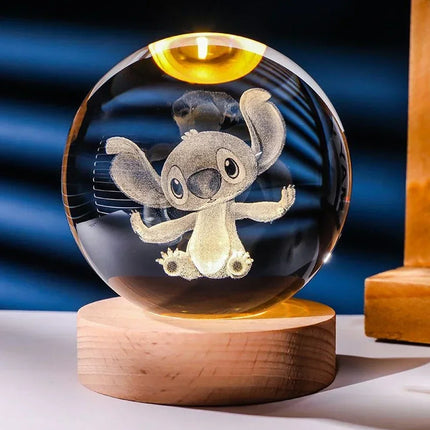 CrystalGlow™ 3D Character Night Light