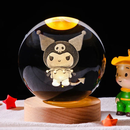 CrystalGlow™ 3D Character Night Light