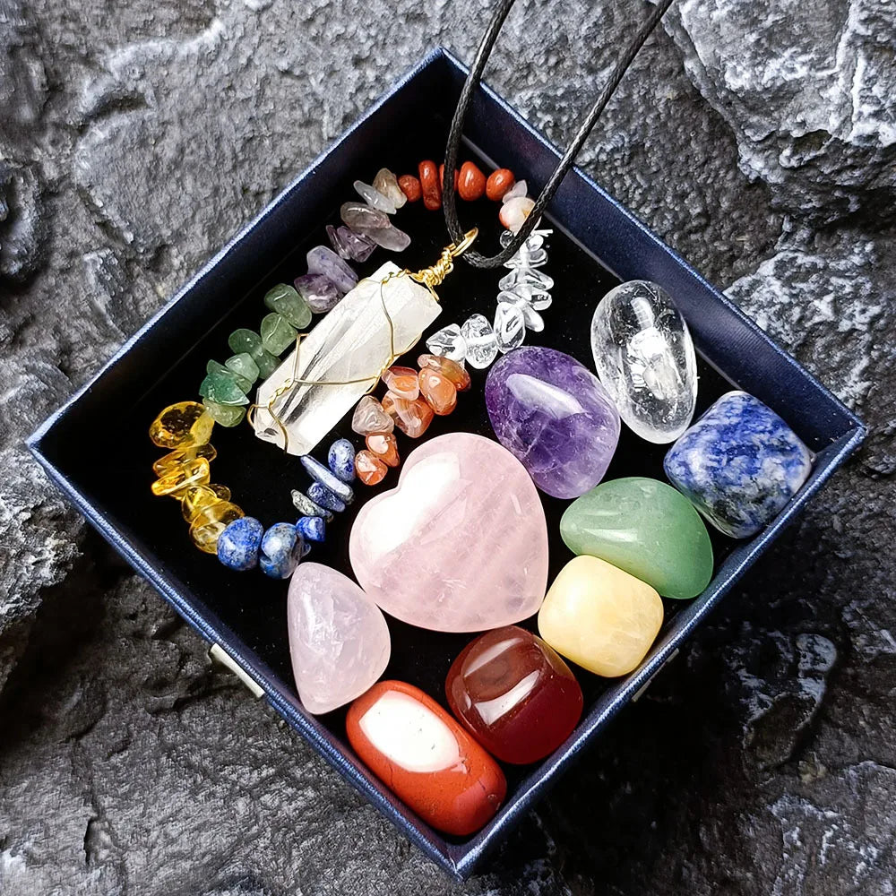 Healing Crystals Chakra Set