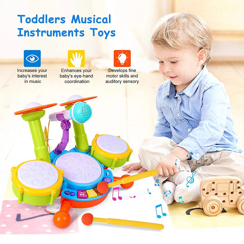 Toddler Musical Drum Set