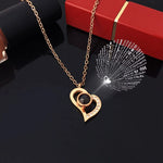 Heart Projection Memory Necklace