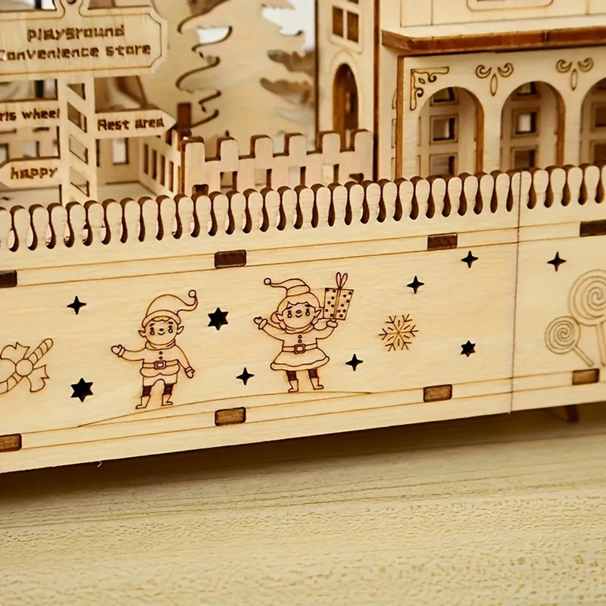 Ferris Wheel Wooden Puzzle