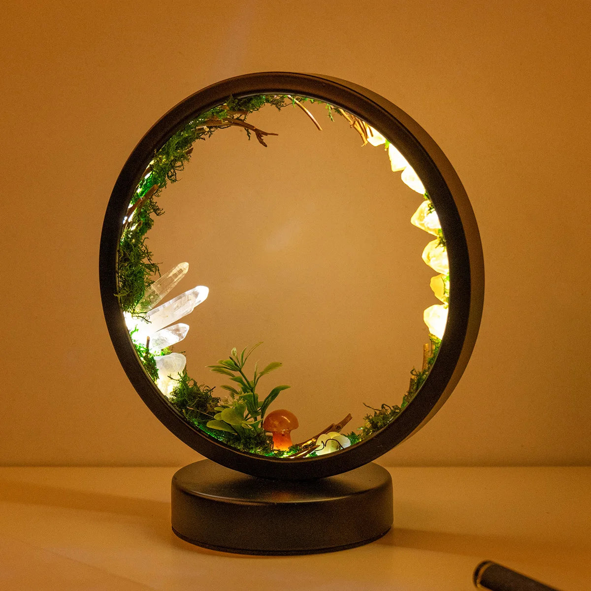 Crystal Healing Night Light Lamp