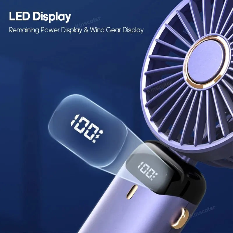 Portable Handheld Rechargeable Fan