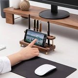 Wooden Desk Pen Stand