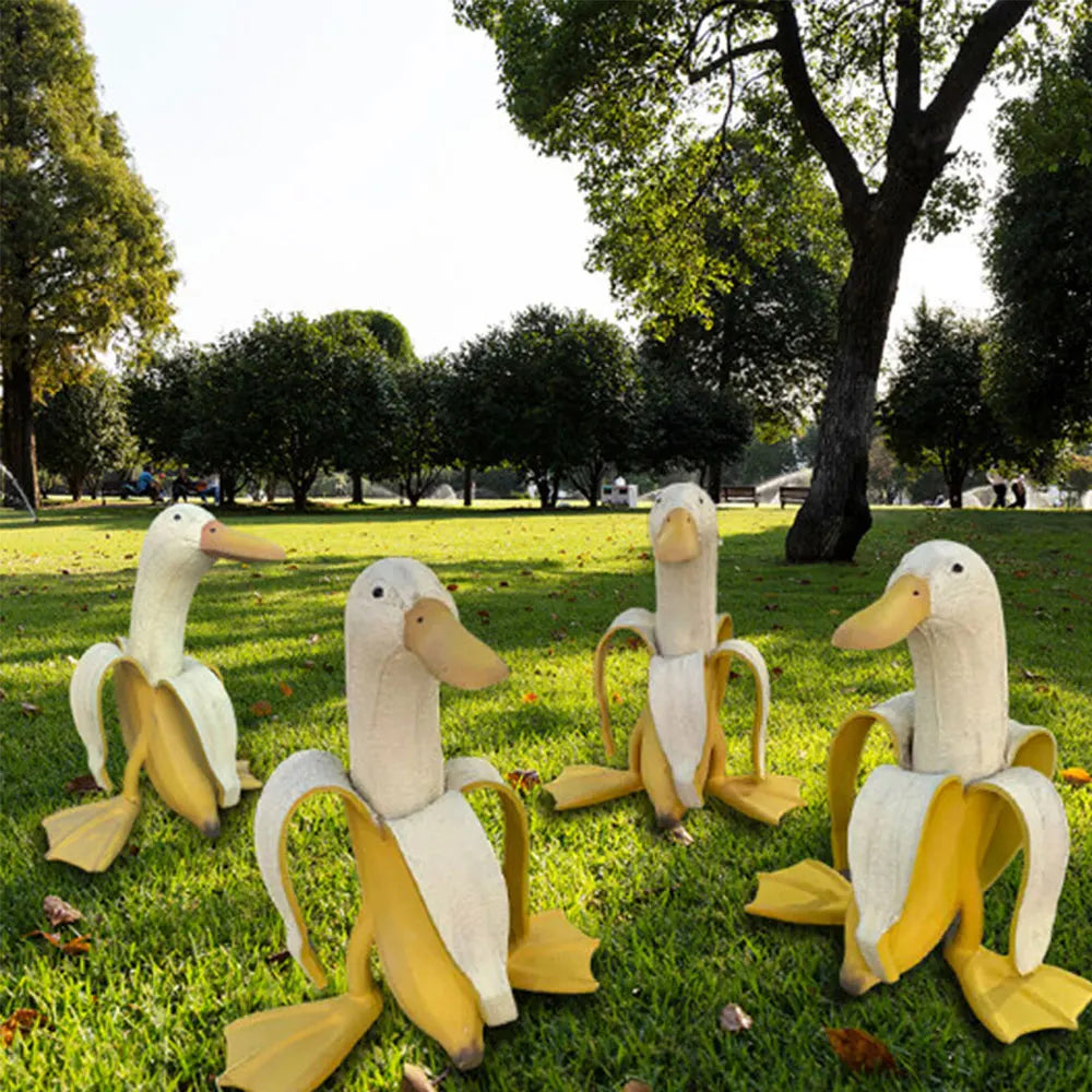 Banana Duck Sculpture