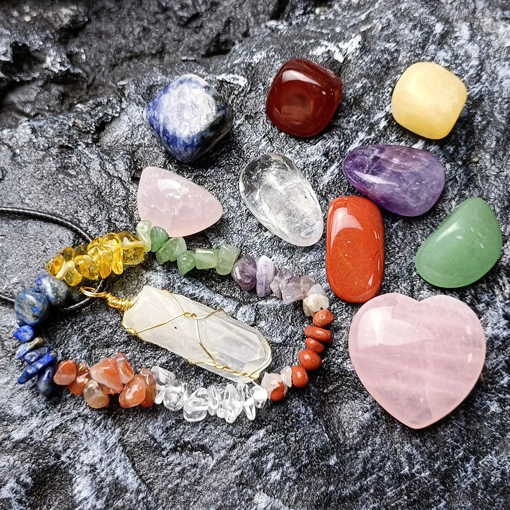 Healing Crystals Chakra Set