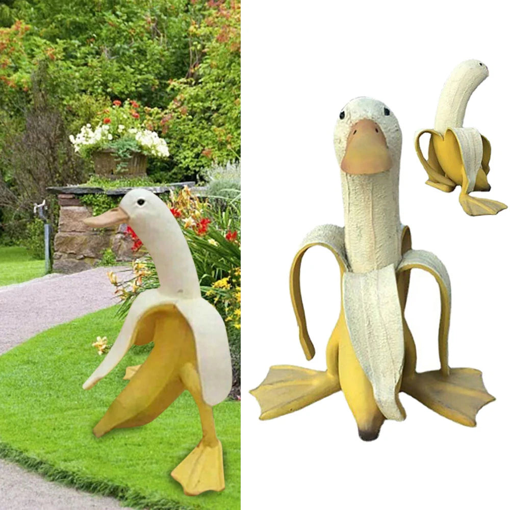 Banana Duck Sculpture