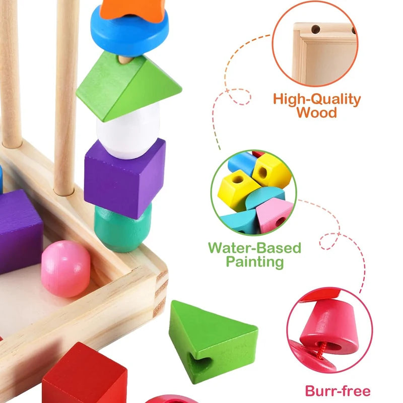 Wooden Color Sorting Toy