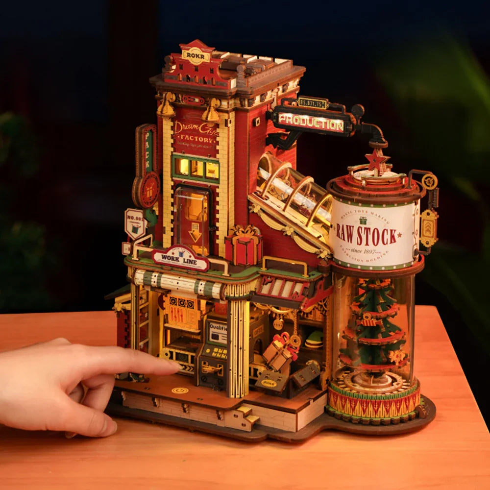 Wooden Gift Factory Puzzle