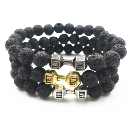 StoneFit™ Beaded Dumbbell Bracelet