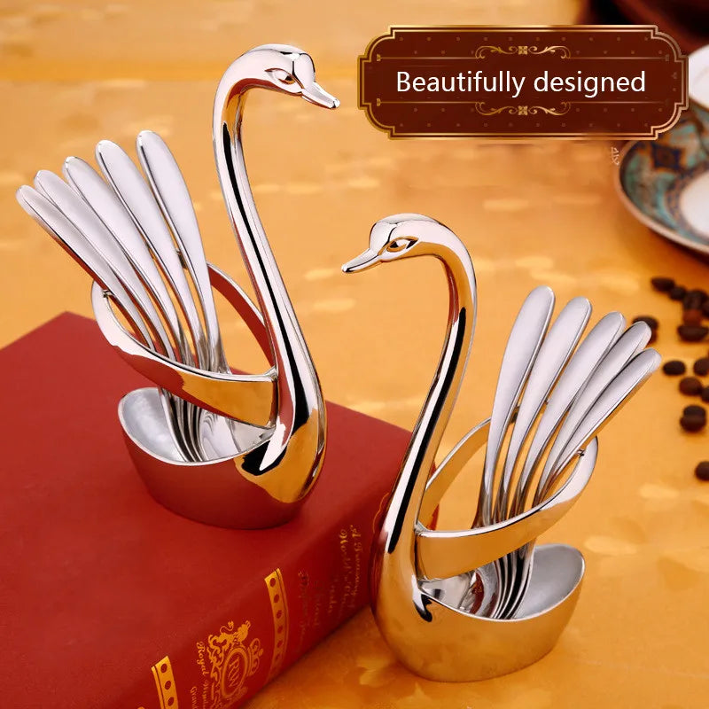 Silver Swan Tableware Holder