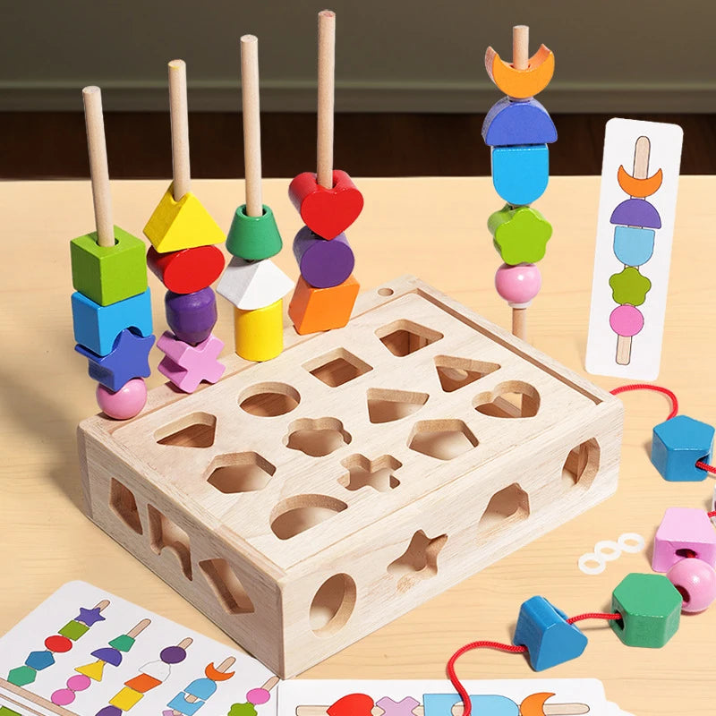 Wooden Color Sorting Toy
