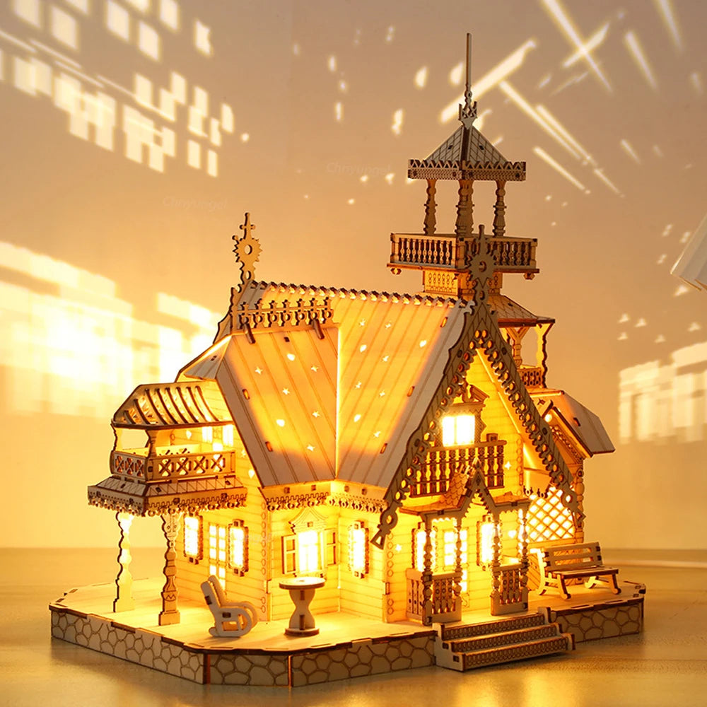 Country Villa Wooden Puzzle