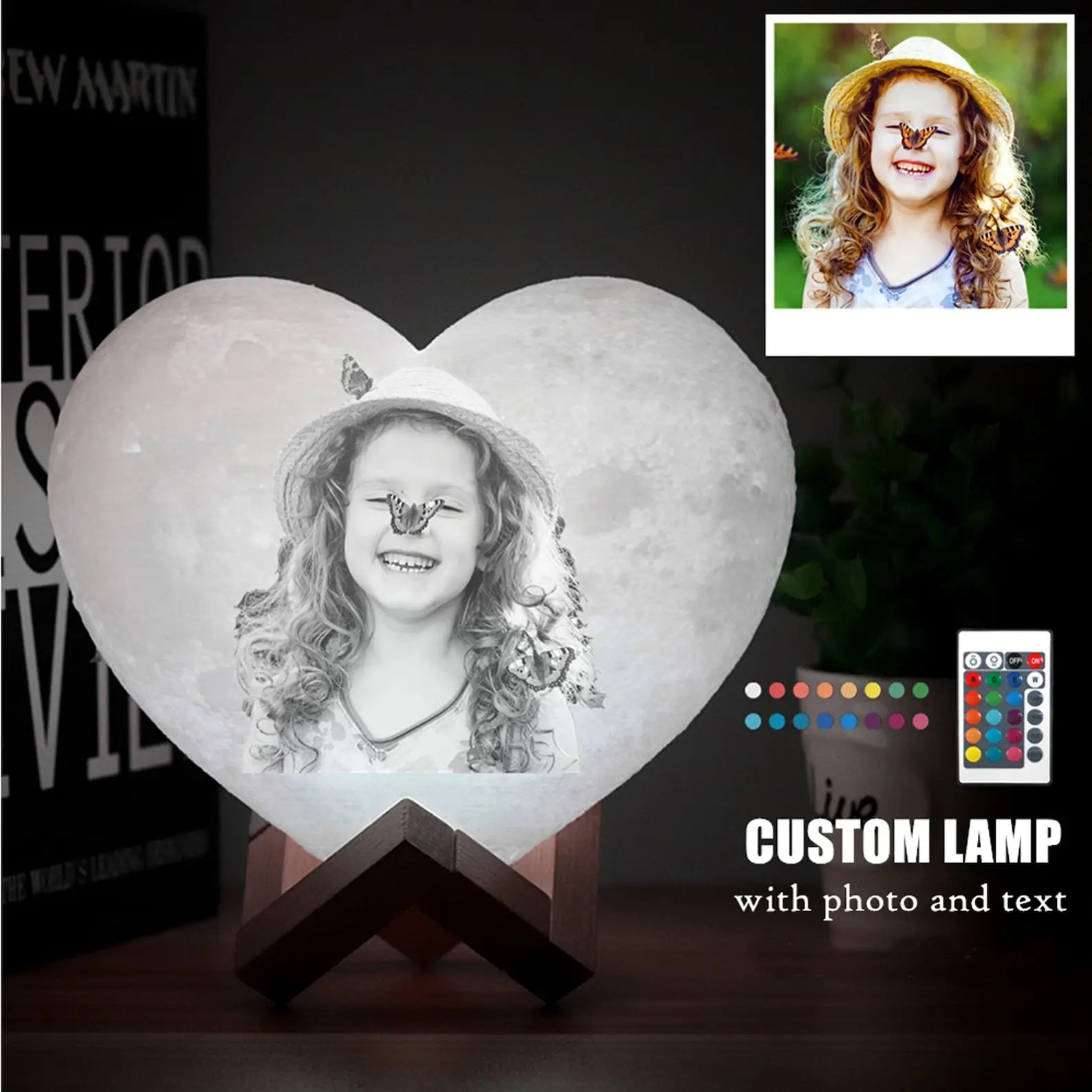 MoonGlow™ 3D Photo Lamp