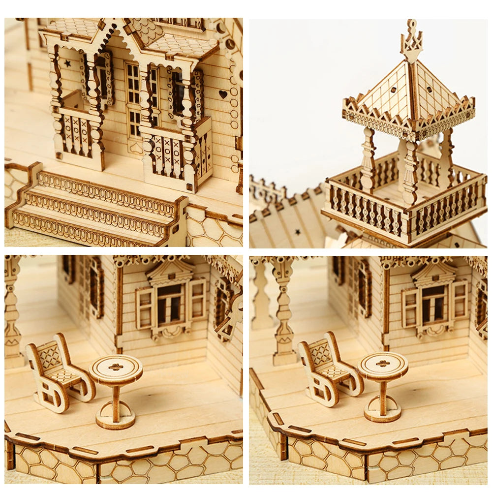 Country Villa Wooden Puzzle