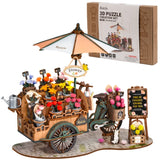 Rolife Flower Cart Puzzle