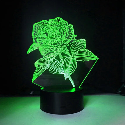 GlowBloom™ 3D LED Night Lamp