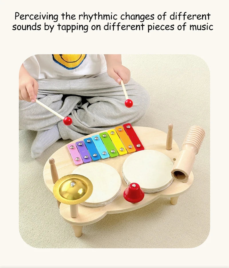 Wooden Kids Drum Collection