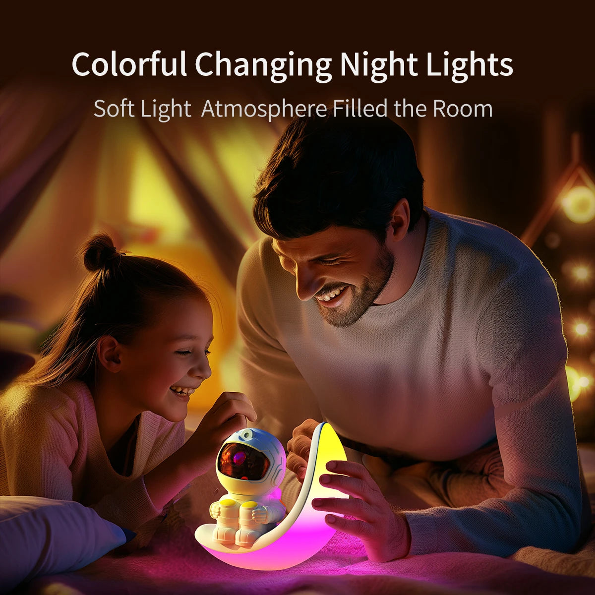Galaxy Astronaut Night Light