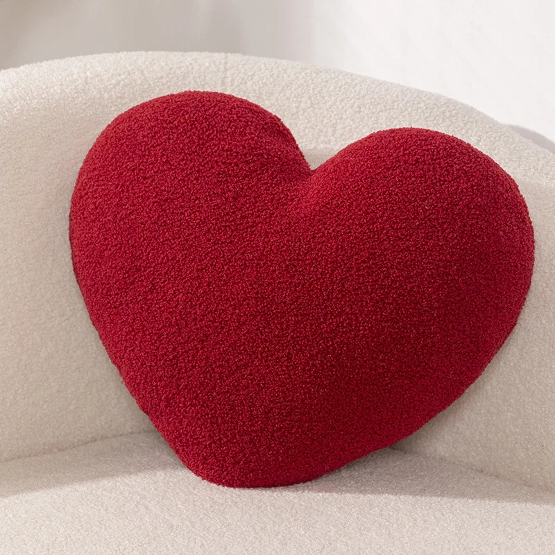Heart Plush Cushion Set