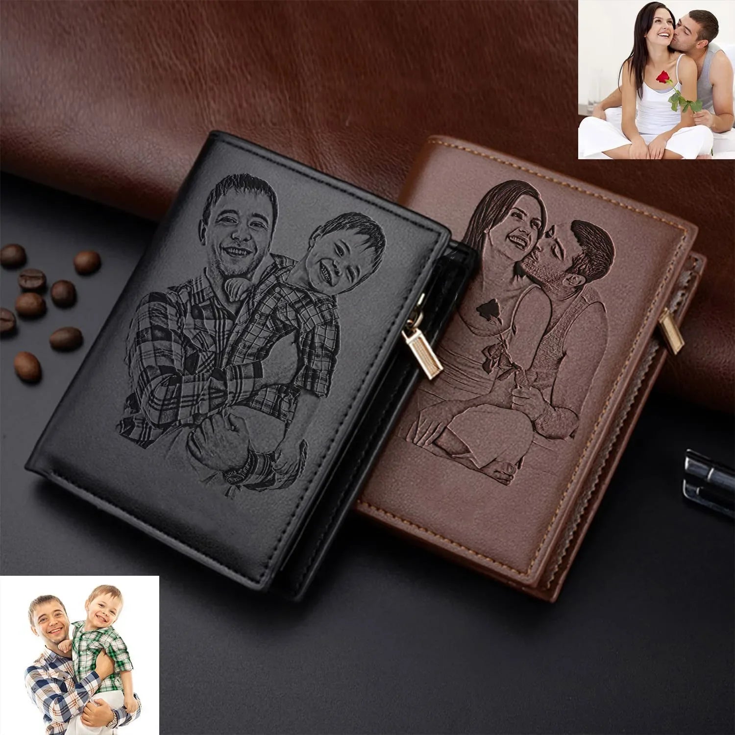 CustomPhoto™ Engraved Wallet