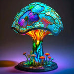 Tiffany-Style Stained Glass Table Lamp