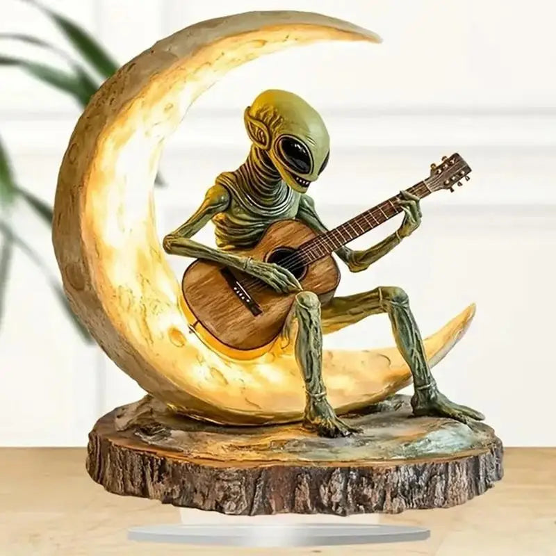 Boho Alien Moon Figurine