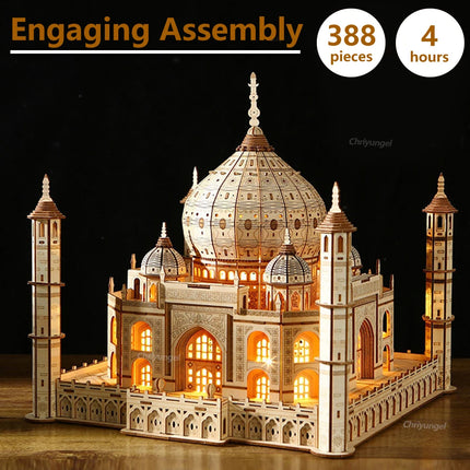 GlowCraft™ Taj Mahal Puzzle