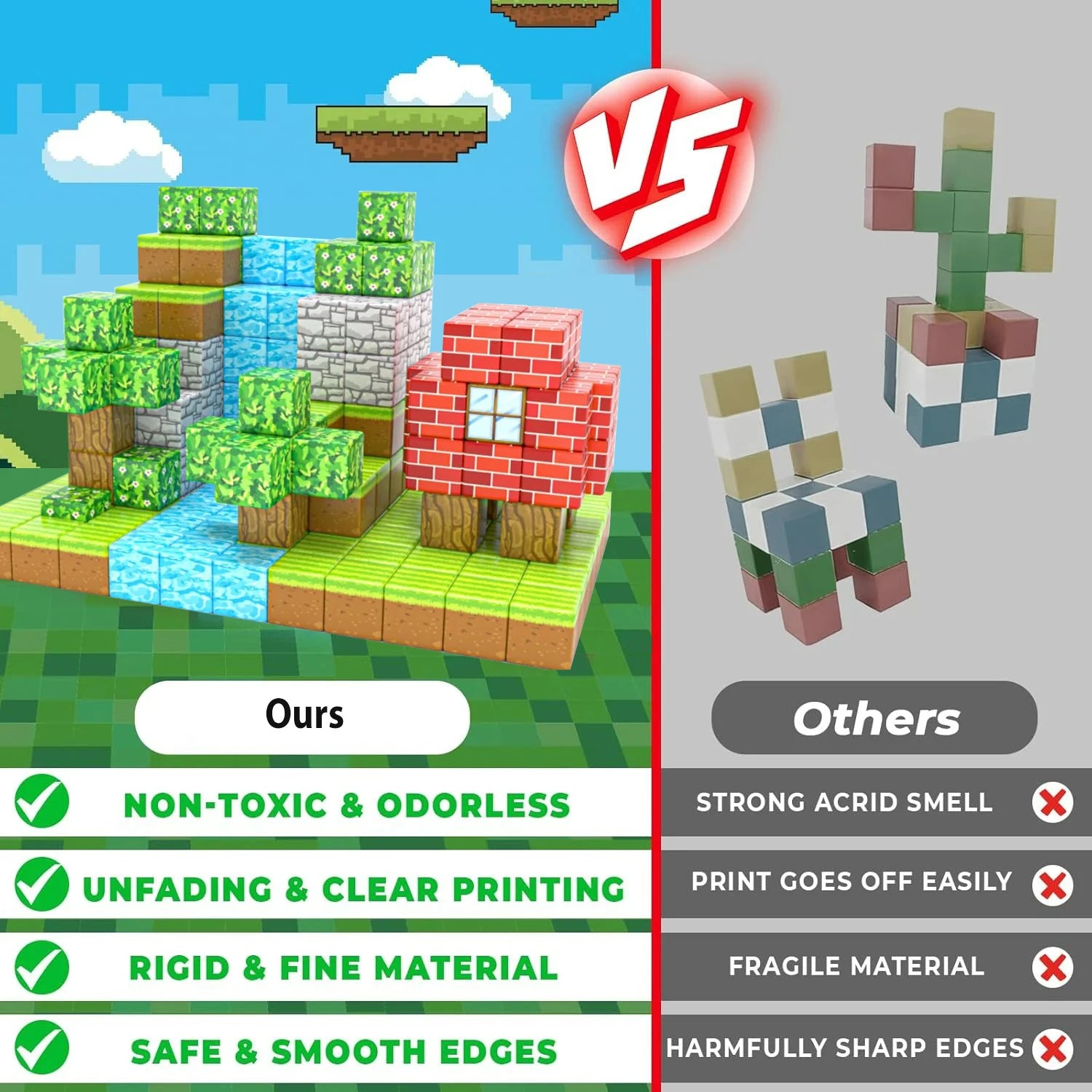 Magnetic Building Blocks Set