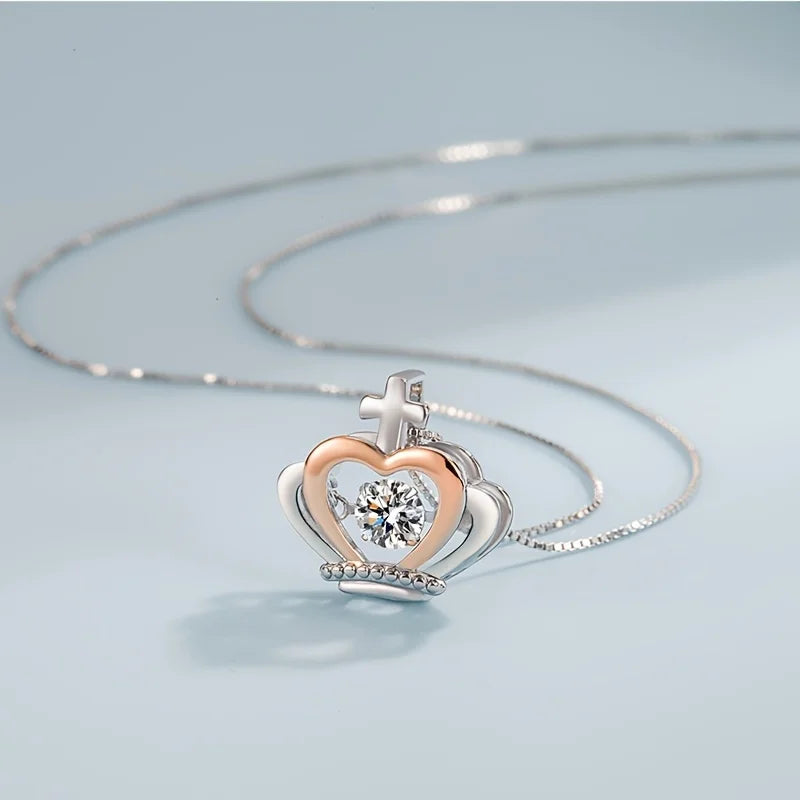 SmileBelle Daughter Crown Necklace