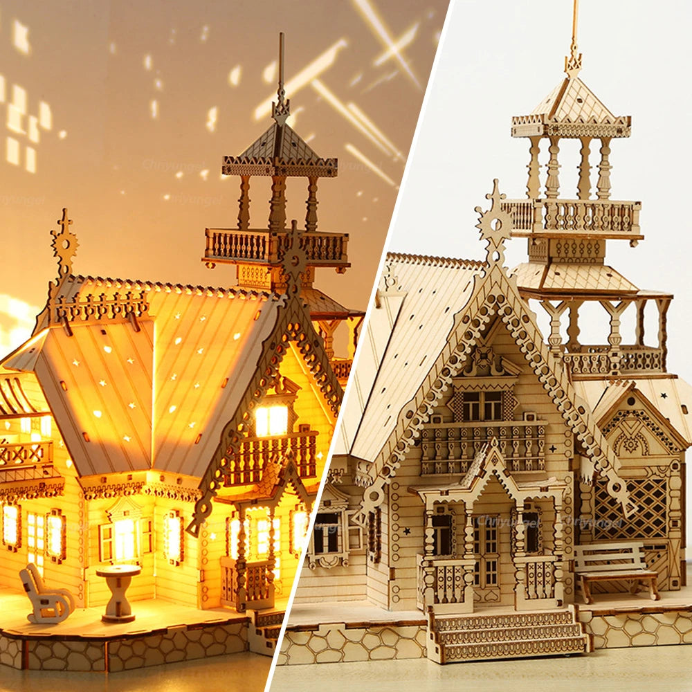 Country Villa Wooden Puzzle