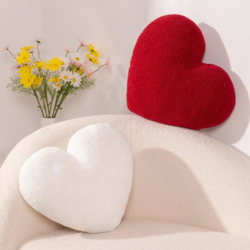 Heart Plush Cushion Set