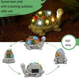 Solar Turtle Garden Statue