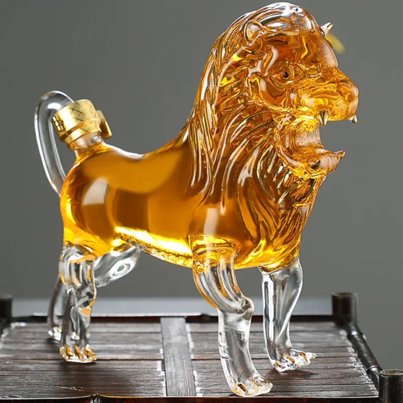 Animal Spirit Glass Decanters