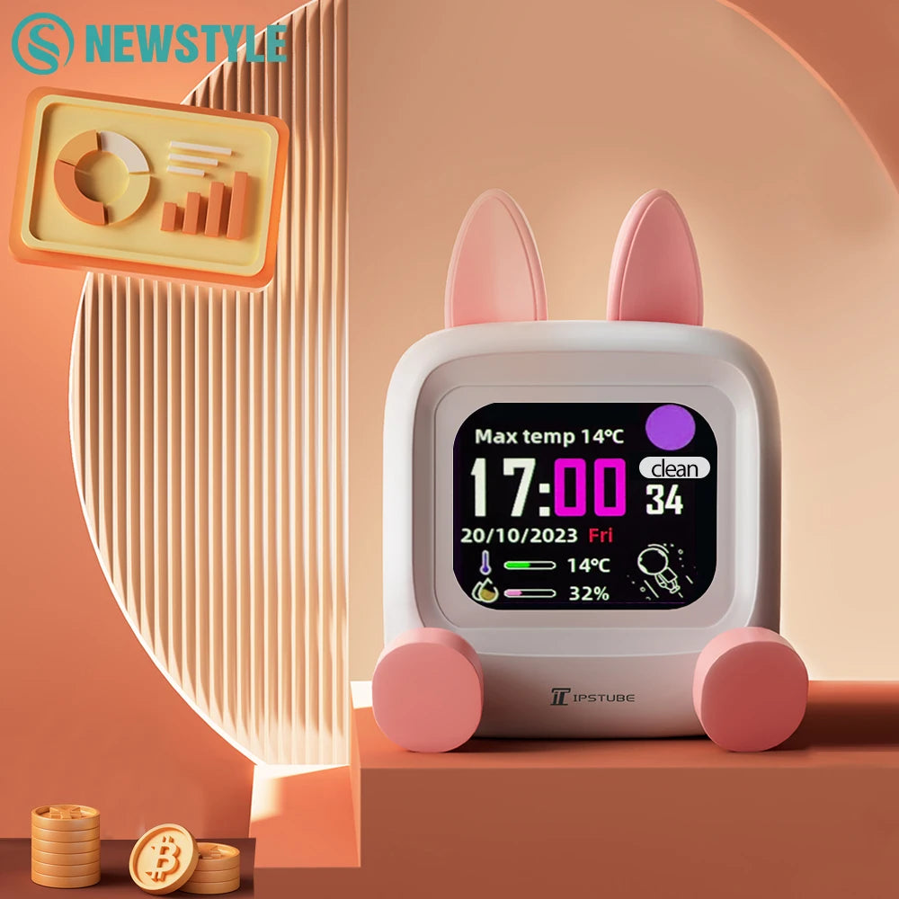 Crypto Pixel Desk Clock