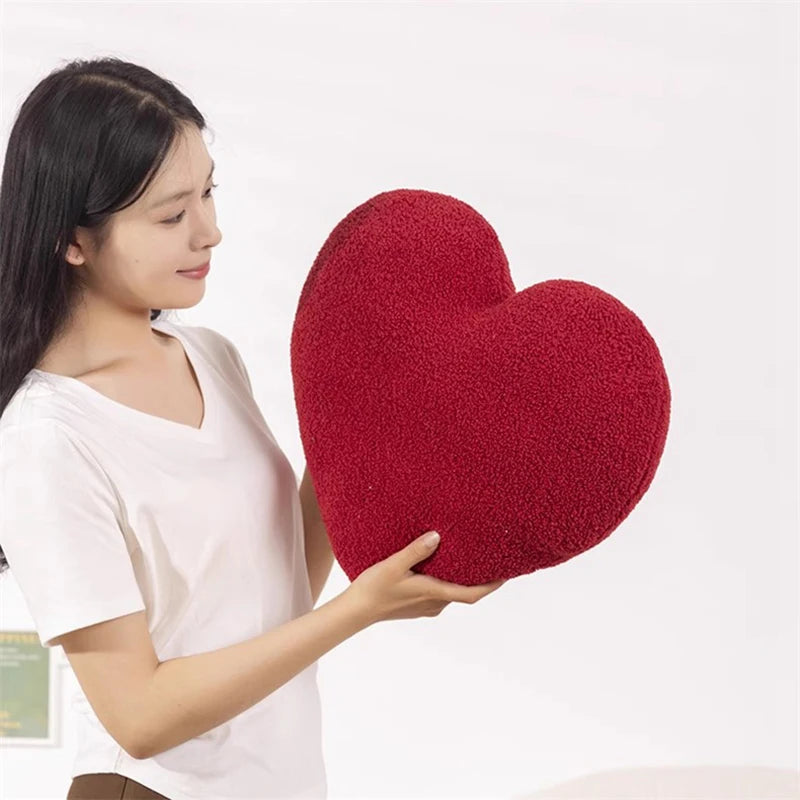 Heart Plush Cushion Set