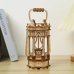 Wooden Lantern Puzzle Lamp