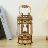Wooden Lantern Puzzle Lamp