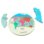Wooden World Map Puzzle