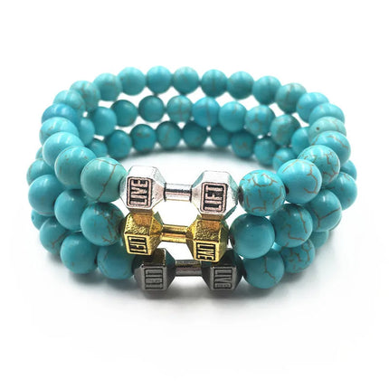 StoneFit™ Beaded Dumbbell Bracelet