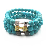 StoneFit™ Beaded Dumbbell Bracelet