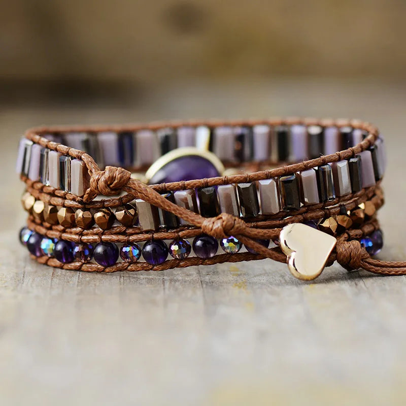 CrystalFlow™ Wrap Bracelet