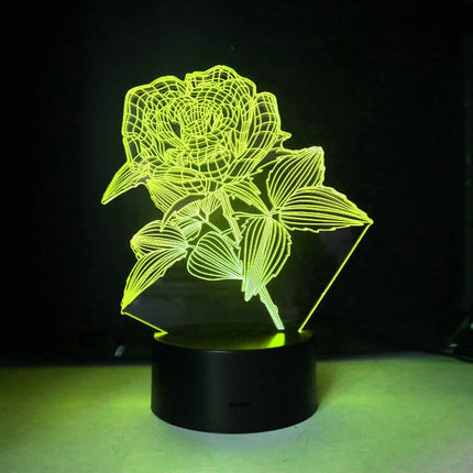 GlowBloom™ 3D LED Night Lamp