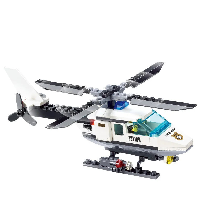 PoliceHeli™ Building Blocks Set