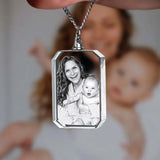 Personalized 3D Crystal Photo Necklace