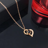 Heart Projection Memory Necklace