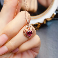 FS Garnet™ Heart Necklace