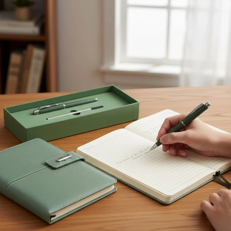 Leather A5 Journal Set